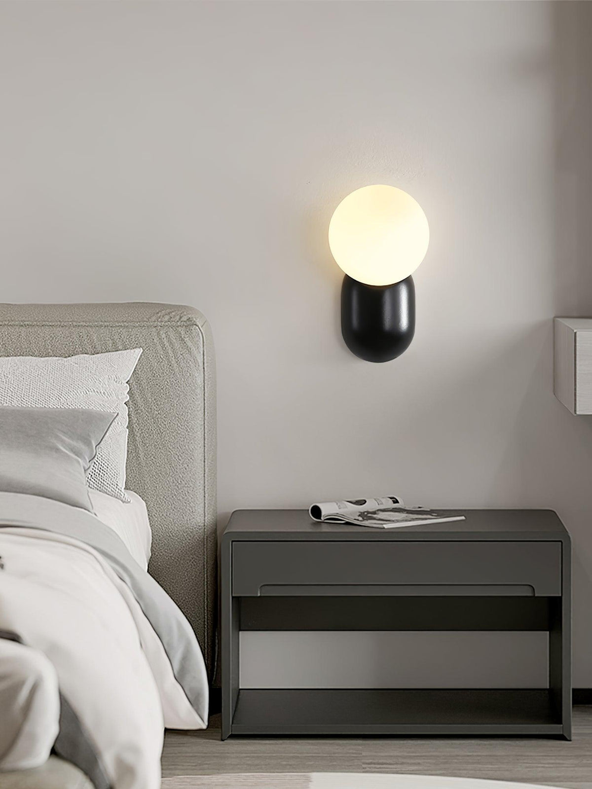 Nelo Minimalist Globe Wall Sconce