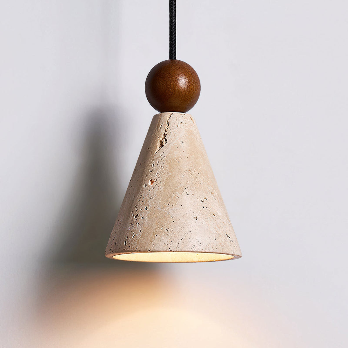 Canyon Travertine Pendant Light