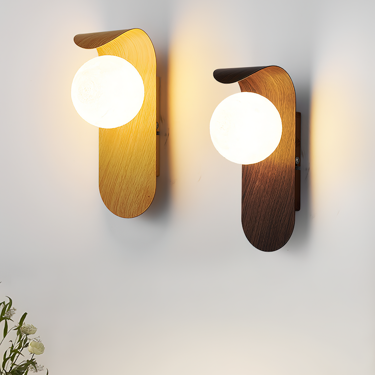 Sovedot Indoor Wall Lamp Wood / Walnut