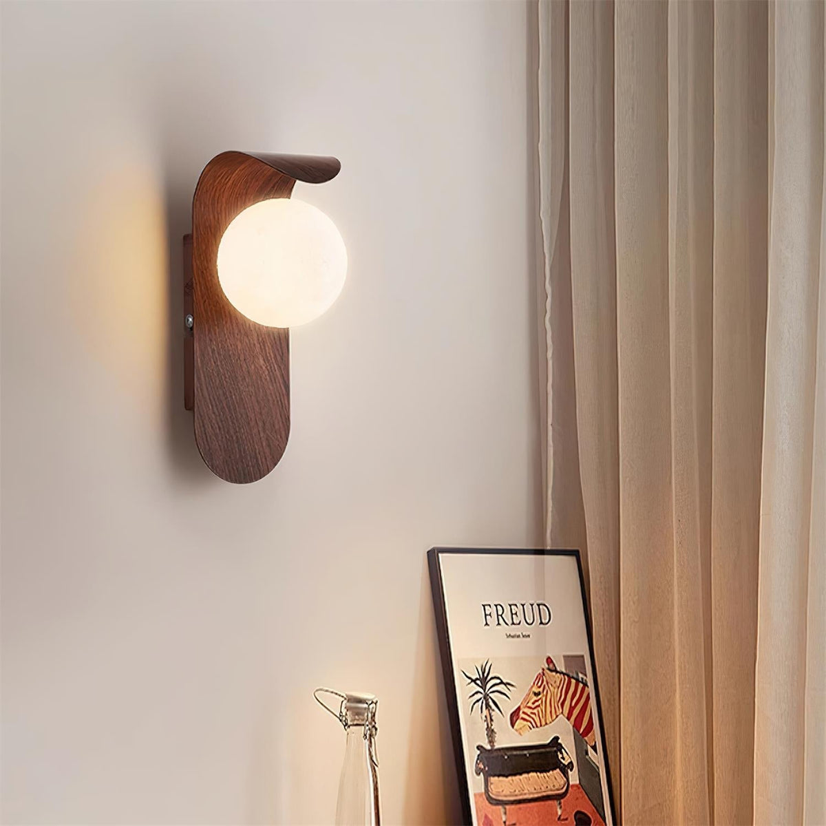 Sovedot Indoor Wall Lamp Wood / Walnut