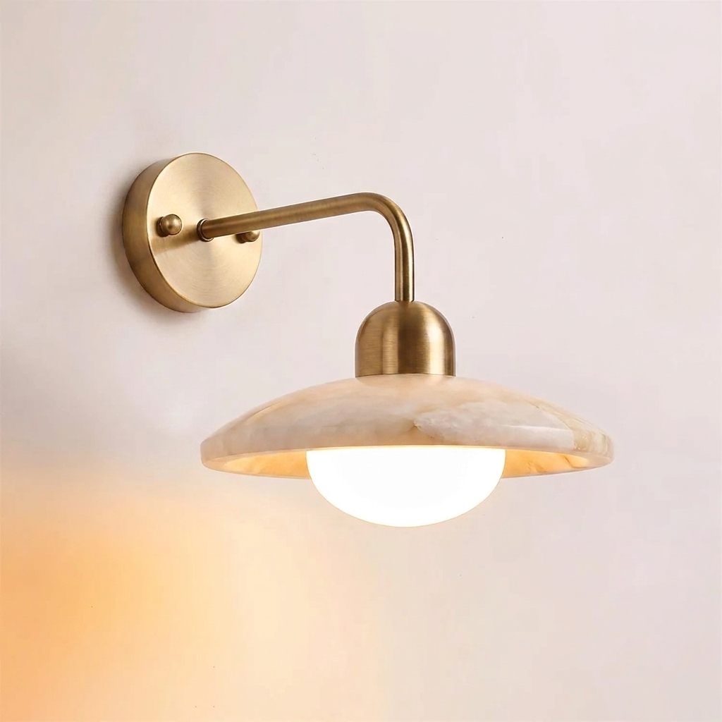 Nivalaya Alabaster Wall Sconce