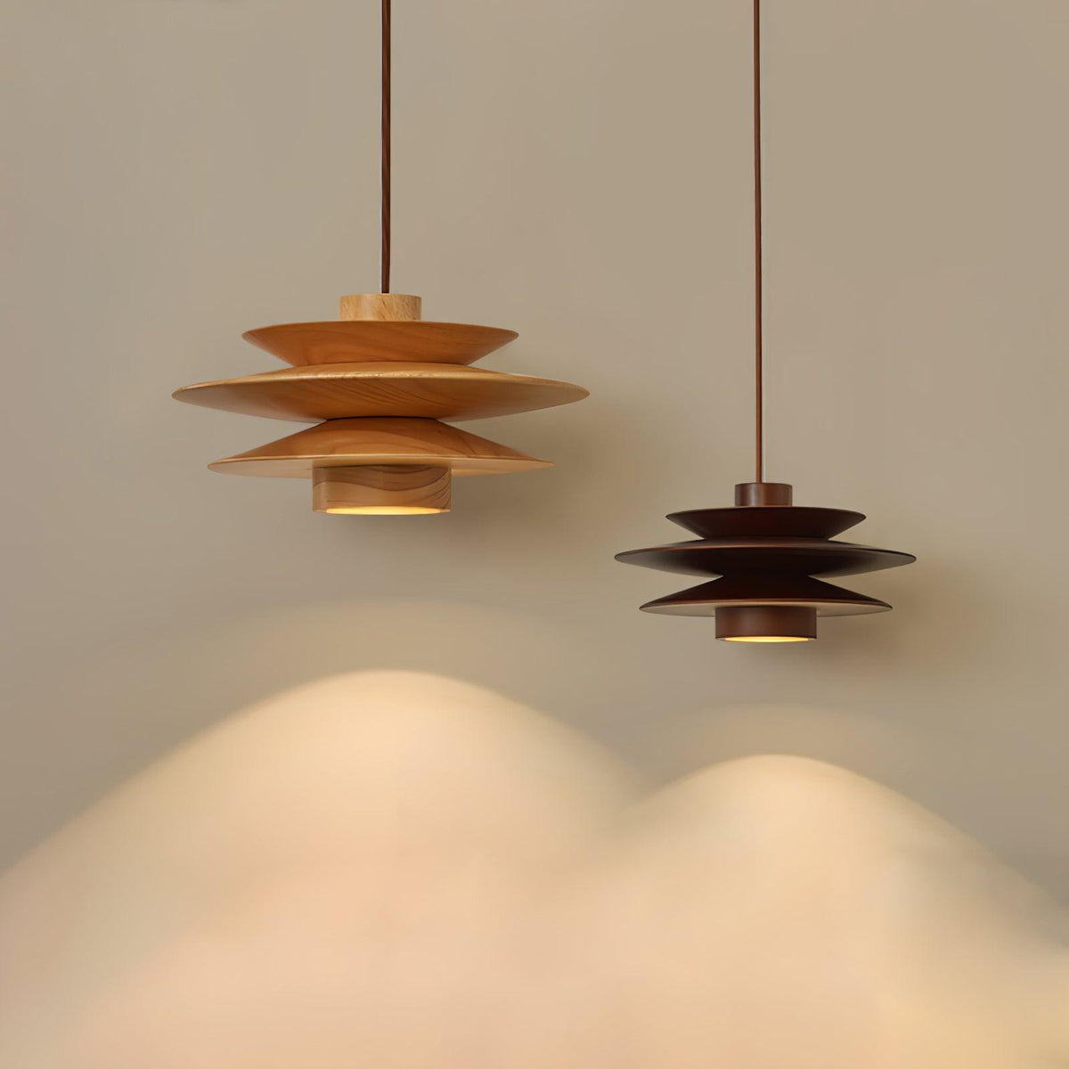 Elorda Wooden Retro Pendant Light
