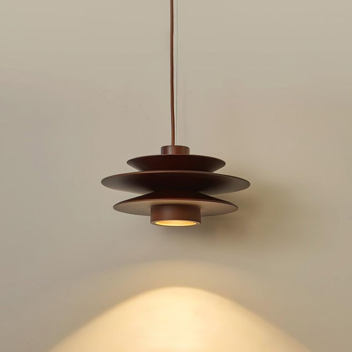 Elorda Wooden Retro Pendant Light