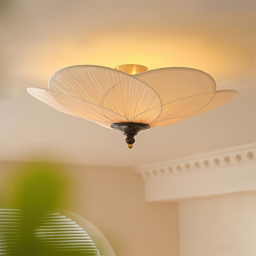 Nira Petal-Inspired Flush Mount Ceiling Light