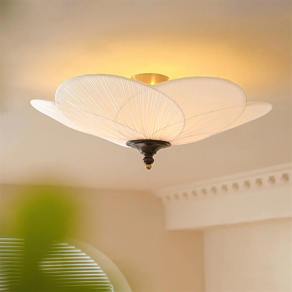 Nira Petal-Inspired Flush Mount Ceiling Light