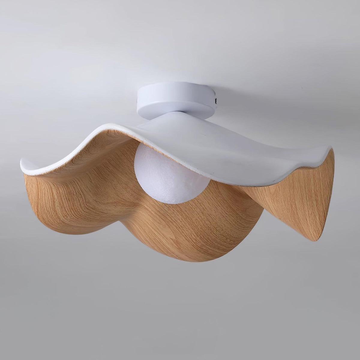 Borinil Ceiling Light Wood Black&White
