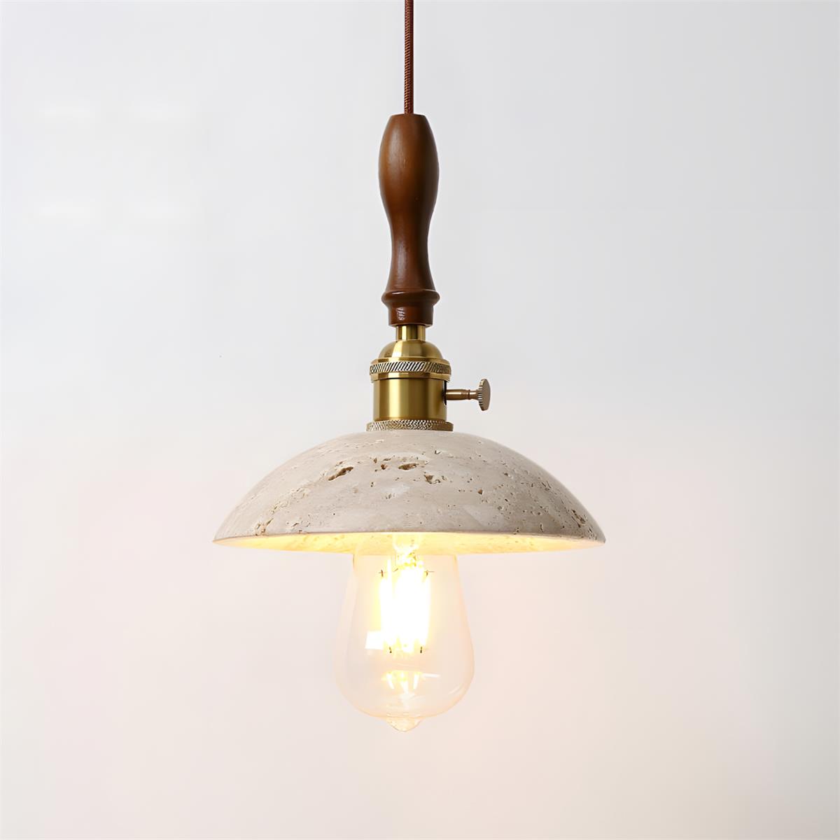 Seruine Travertine Pendant Lamp