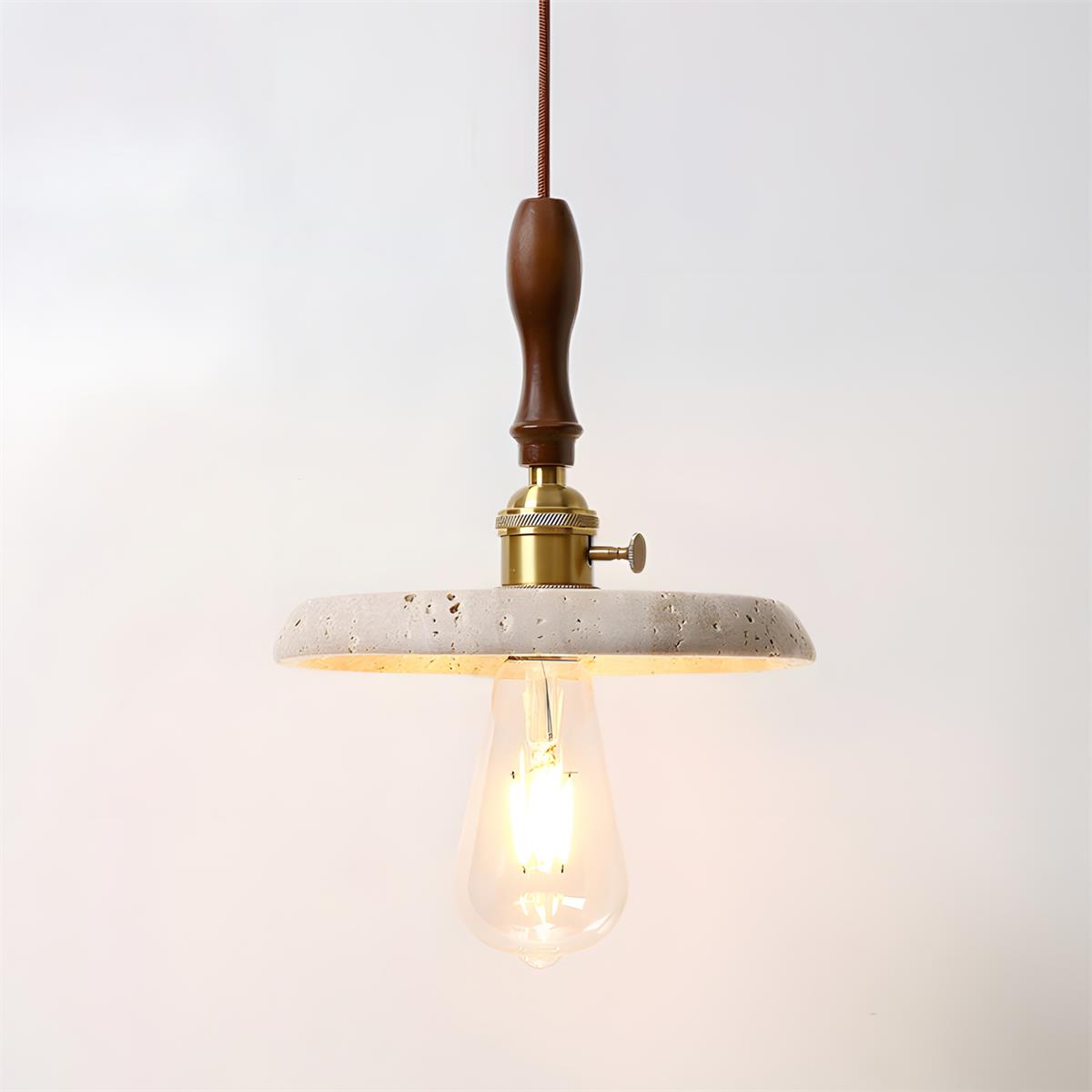 Seruine Travertine Pendant Lamp