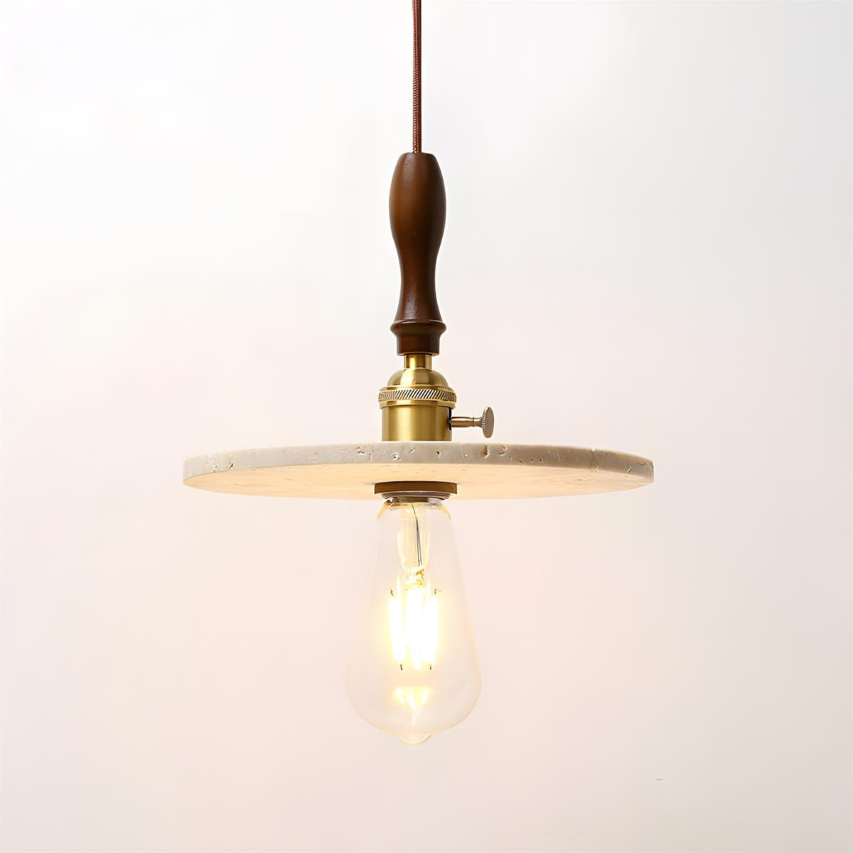 Seruine Travertine Pendant Lamp