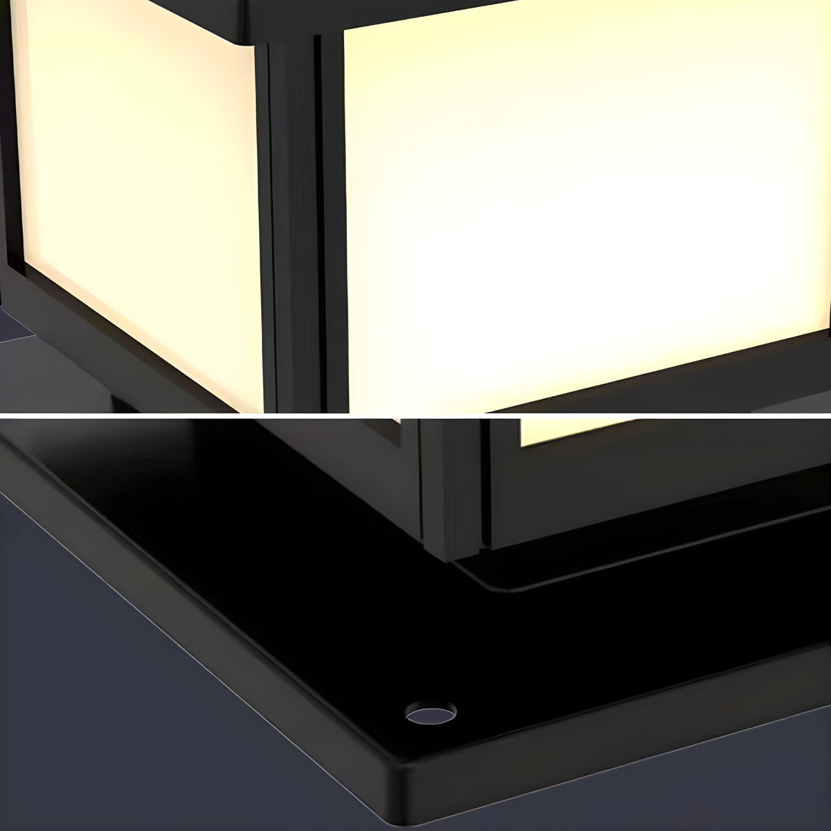 Avenuina Pavilion-style Square Solar Outdoor Light