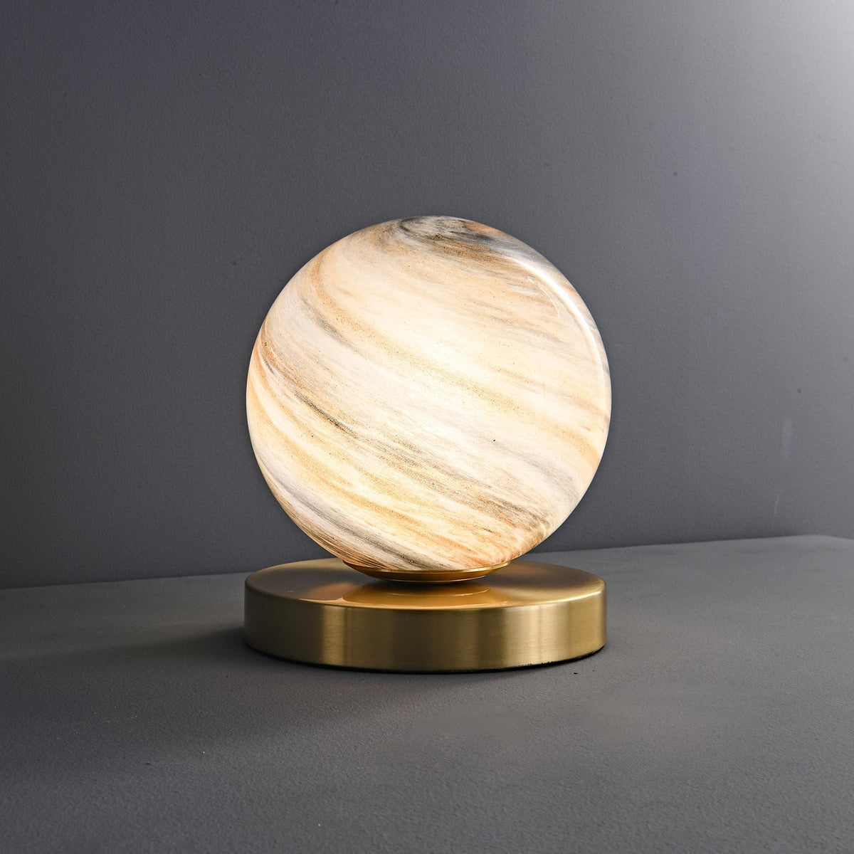 Casuelle Contemporary Brass Table Lamp