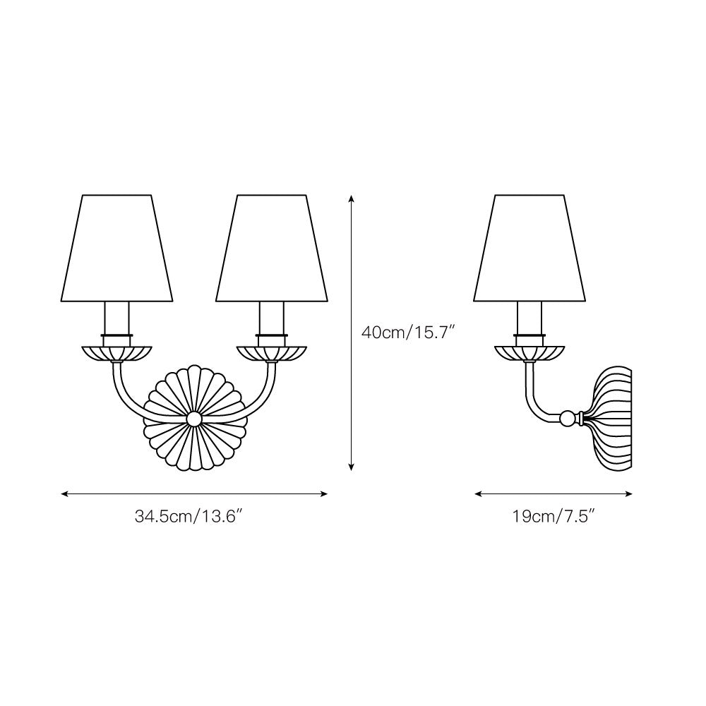 Antoinette French Wall Lamp