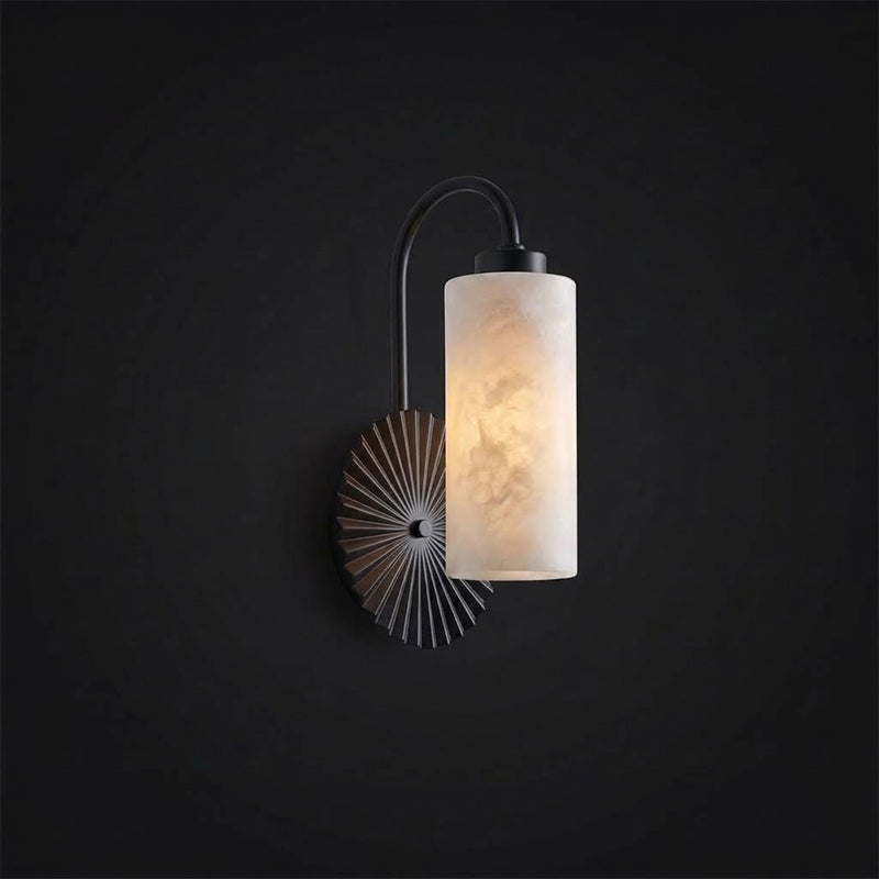 Alderhaven Alabaster Wall Sconce