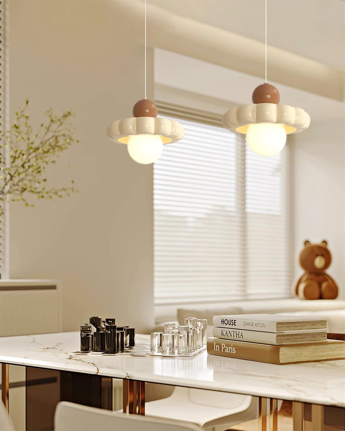 Lumiveria Cute Cream Pendant Light