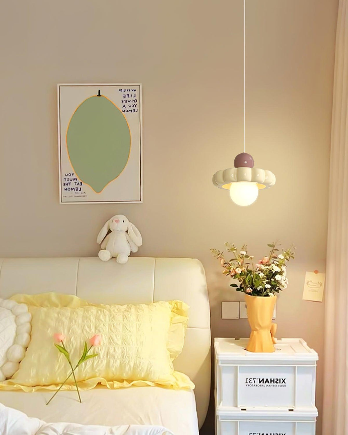 Lumiveria Cute Cream Pendant Light