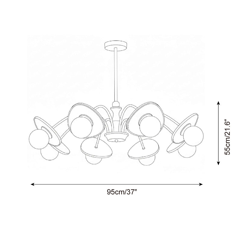 Terioira Orbit Chandelier