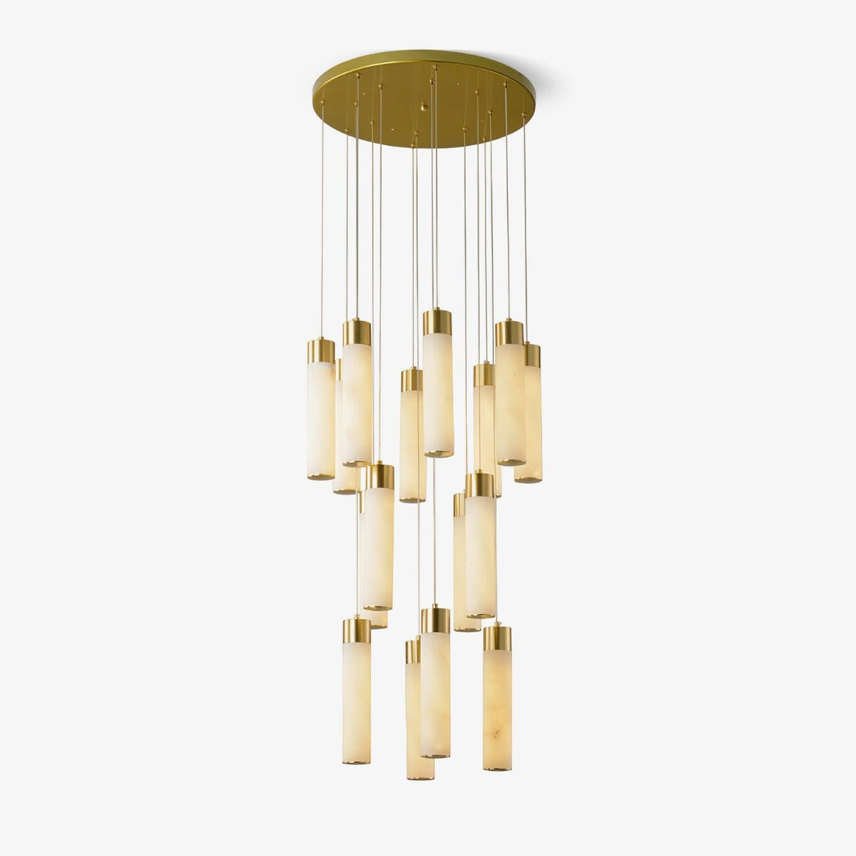 Vobinun Modern Alabaster Pendant Chandelier