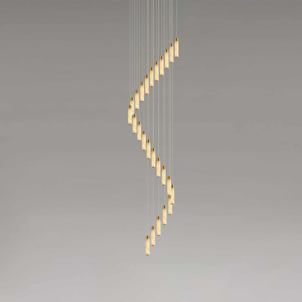 Vobinun Modern Alabaster Pendant Chandelier