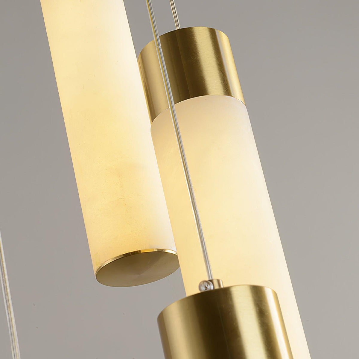 Vobinun Modern Alabaster Pendant Chandelier
