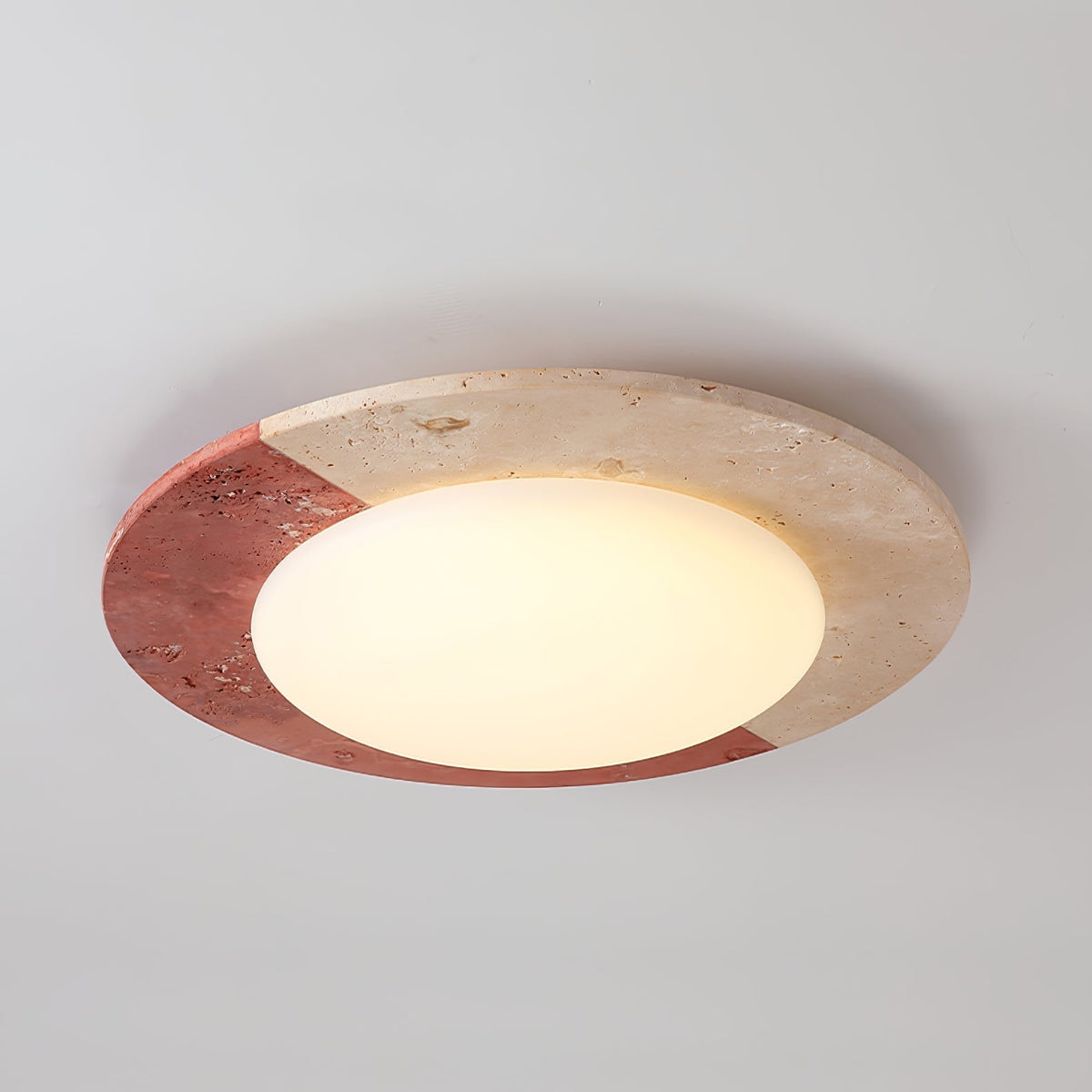 Zeraeos Travertine Ceiling Light