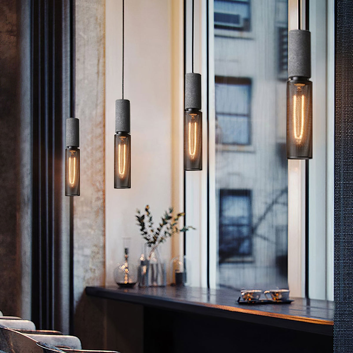 Bellwick Cement Mesh Pendant Light