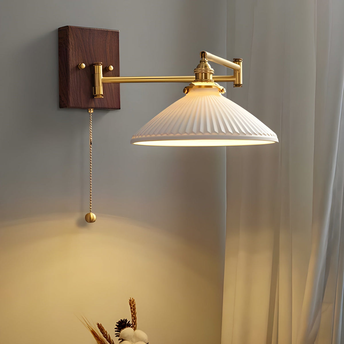 Elioaya Wall Lamp Unique Geometry Ceramic Metal