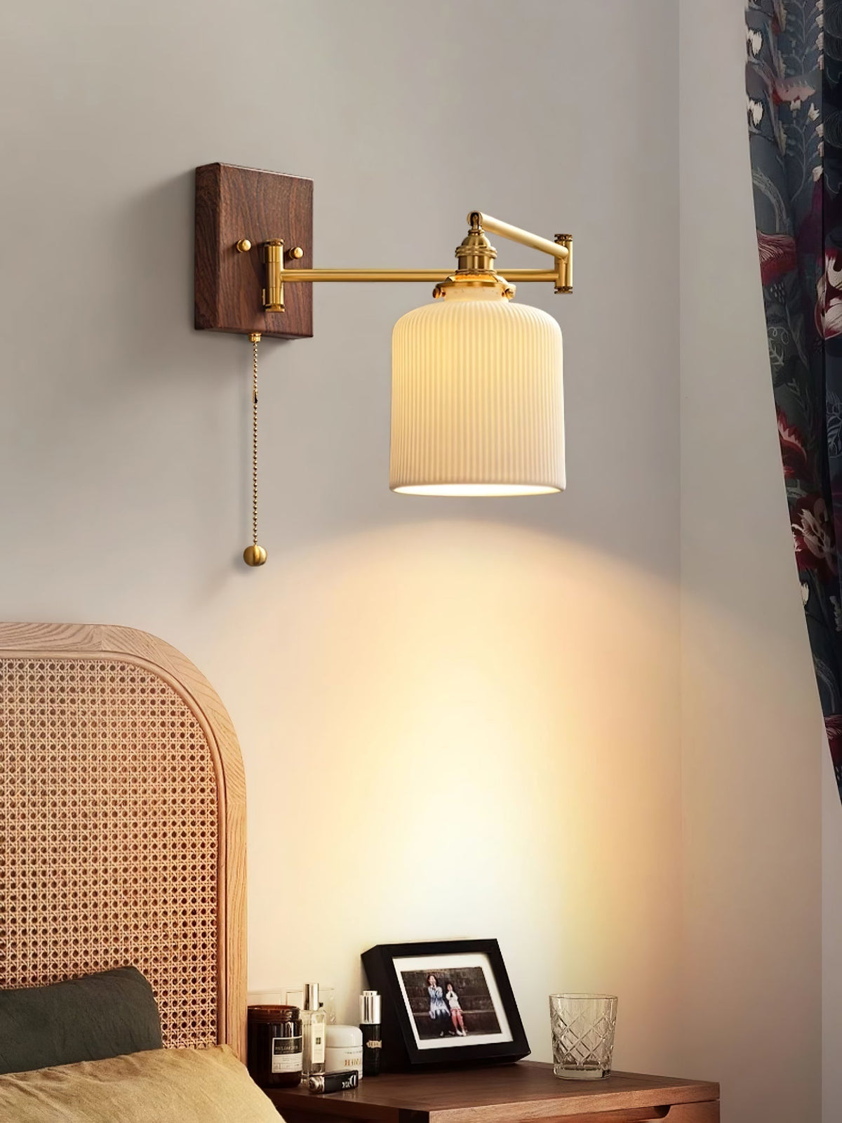 Elioaya Wall Lamp Unique Geometry Ceramic Metal