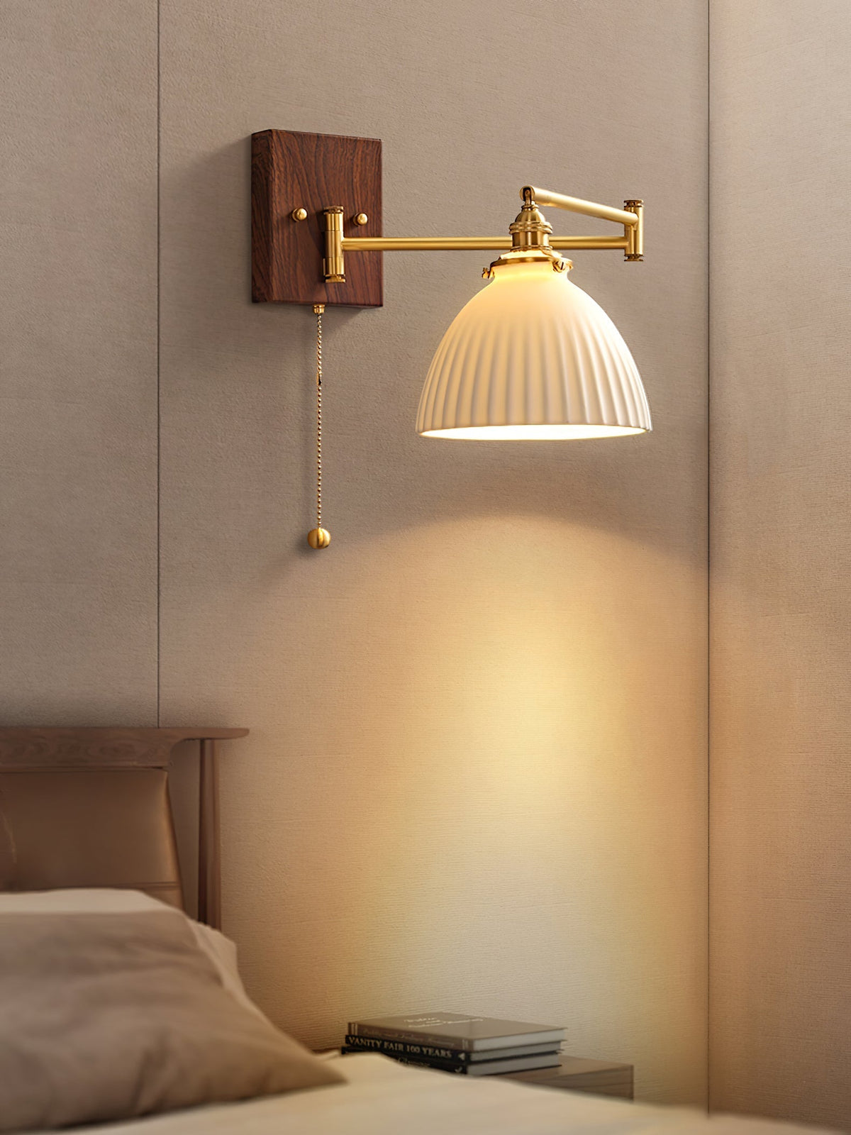 Elioaya Wall Lamp Unique Geometry Ceramic Metal