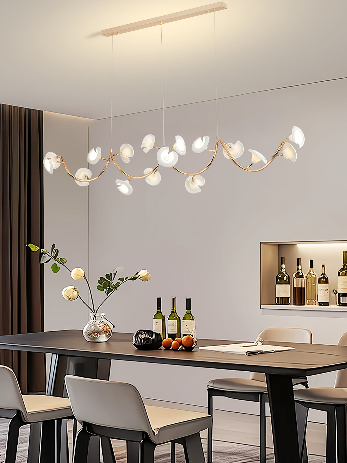 Covlen Chandelier Blossom Branch Elegant