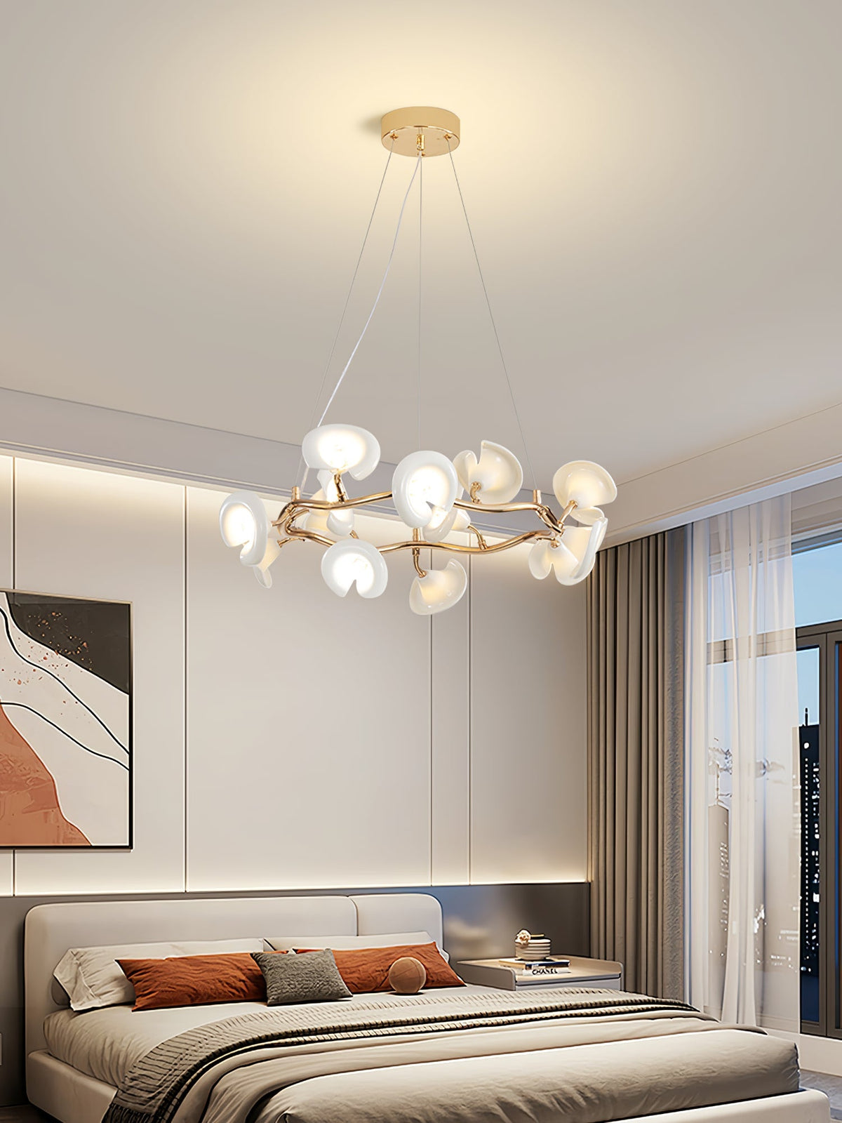 Covlen Chandelier Blossom Branch Elegant