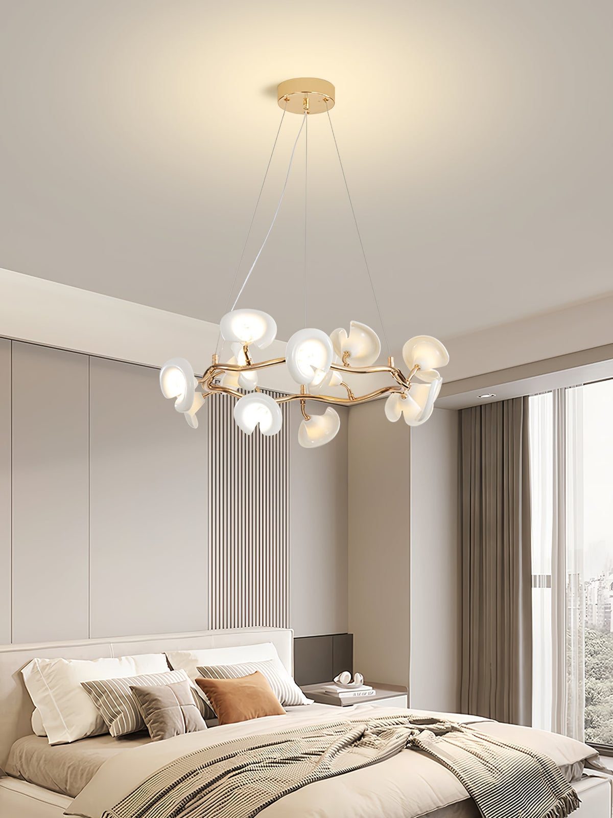 Covlen Chandelier Blossom Branch Elegant