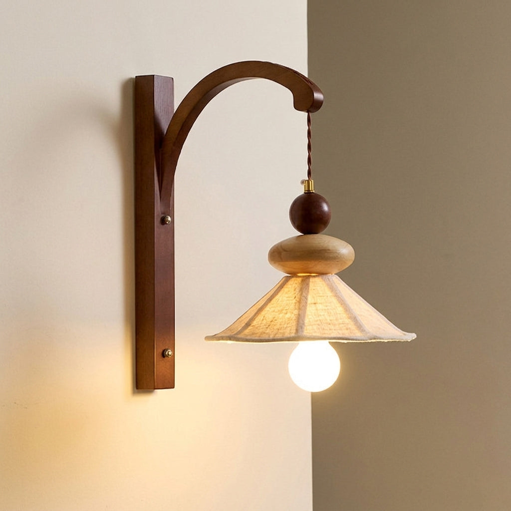Linalora Thalor Pleated Fabric Sconce