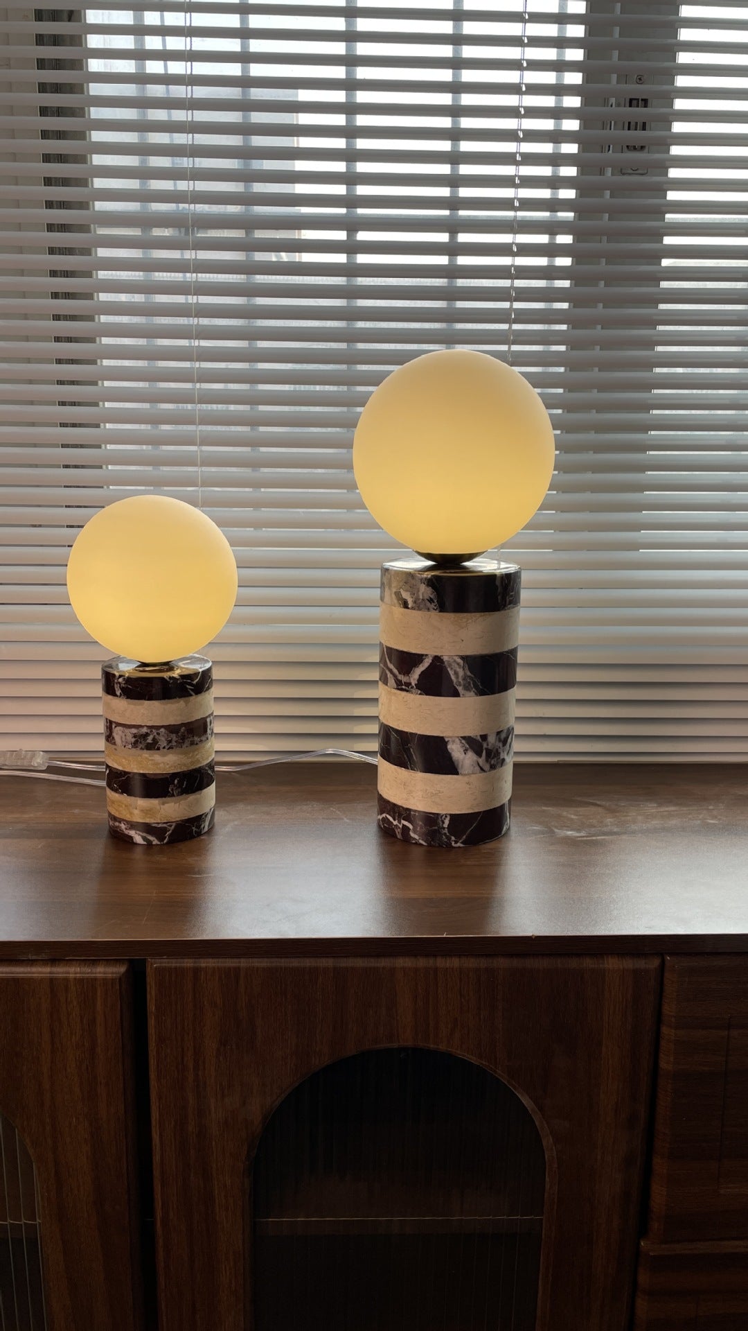 Charade Marble Table Lamp