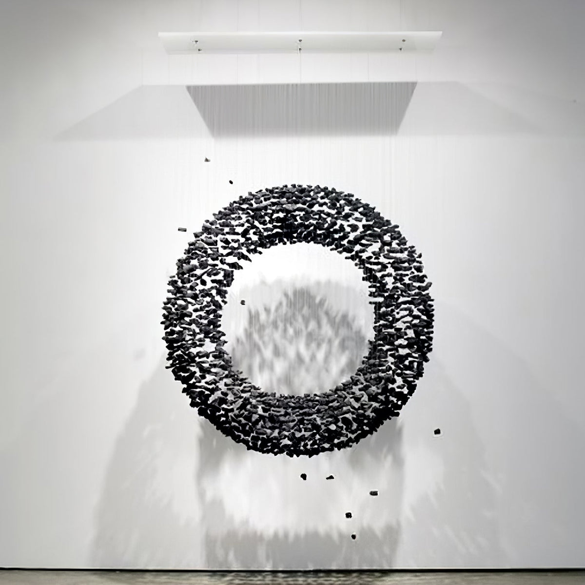 Mareelle Charcoal Stone Sculptural Chandelier