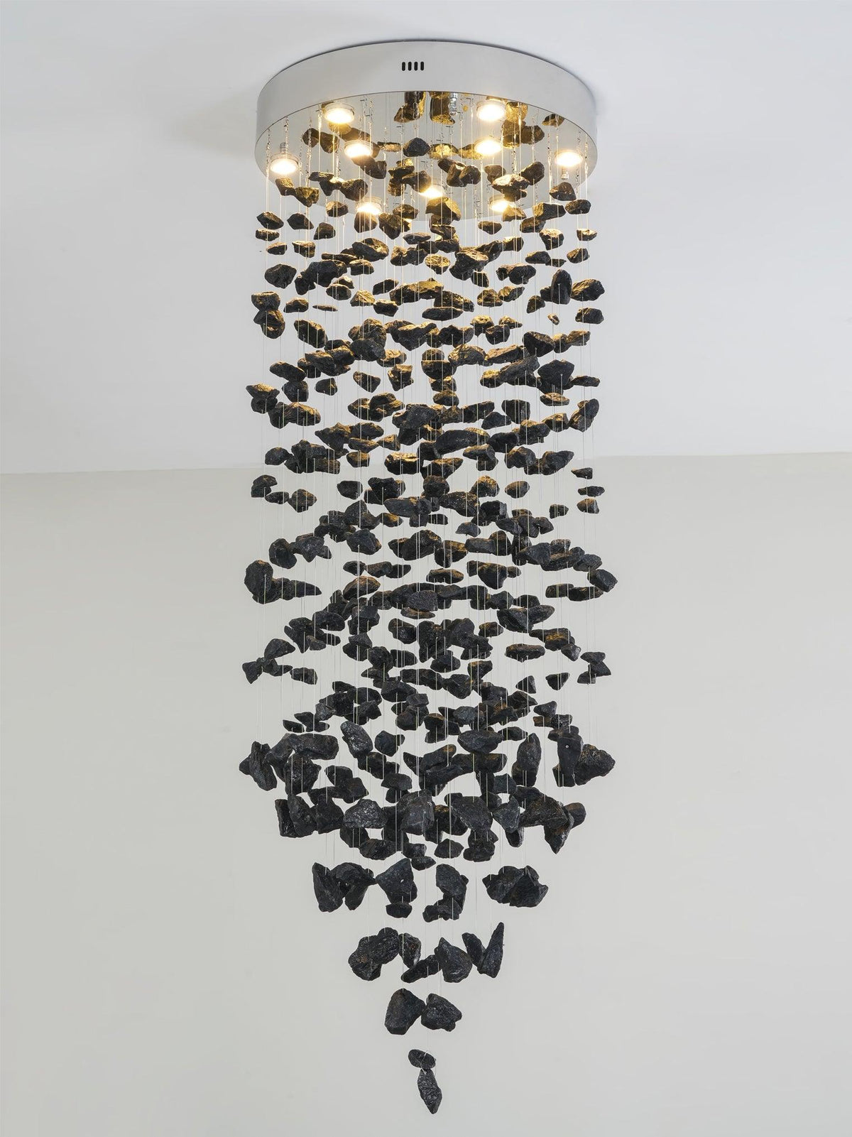 Vaelior Postmodern Luxury Black Stones Chandeliers