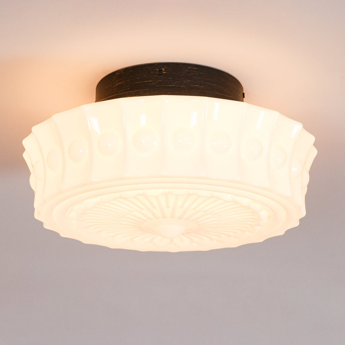 Norvale Vintage Flush Mount Ceiling Light