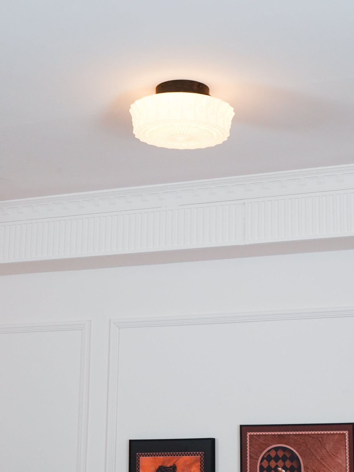 Norvale Vintage Flush Mount Ceiling Light