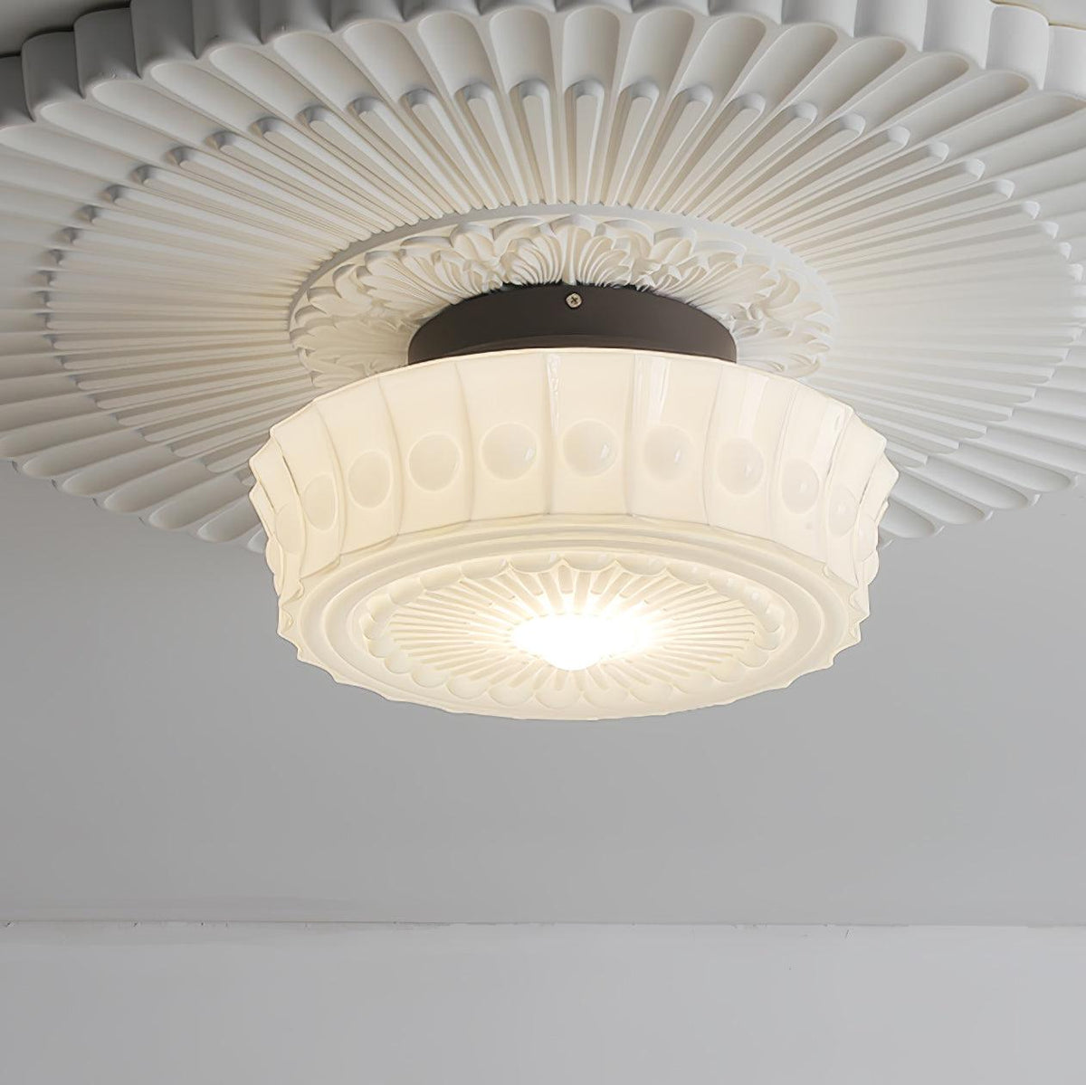 Norvale Vintage Flush Mount Ceiling Light