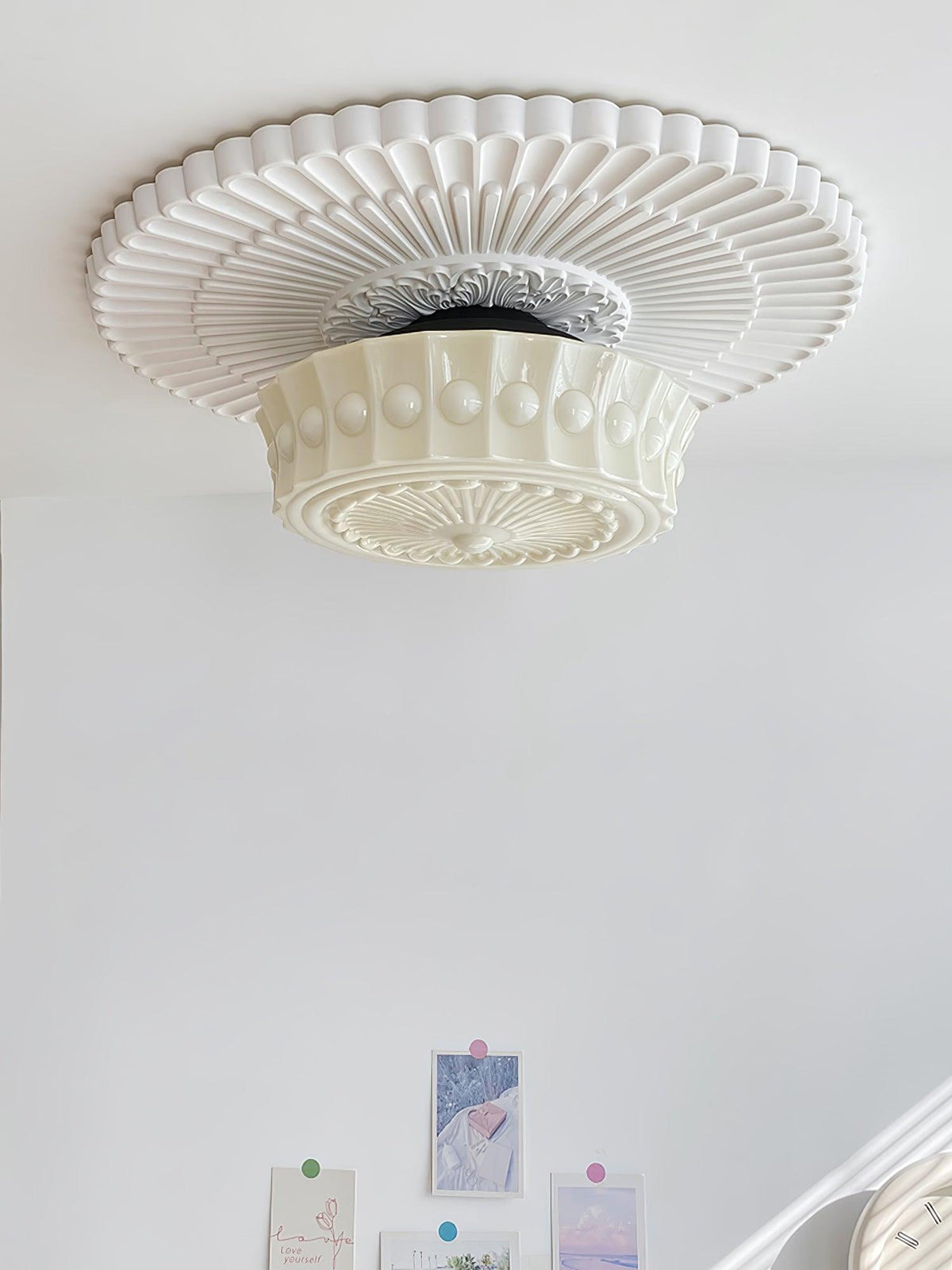 Norvale Vintage Flush Mount Ceiling Light