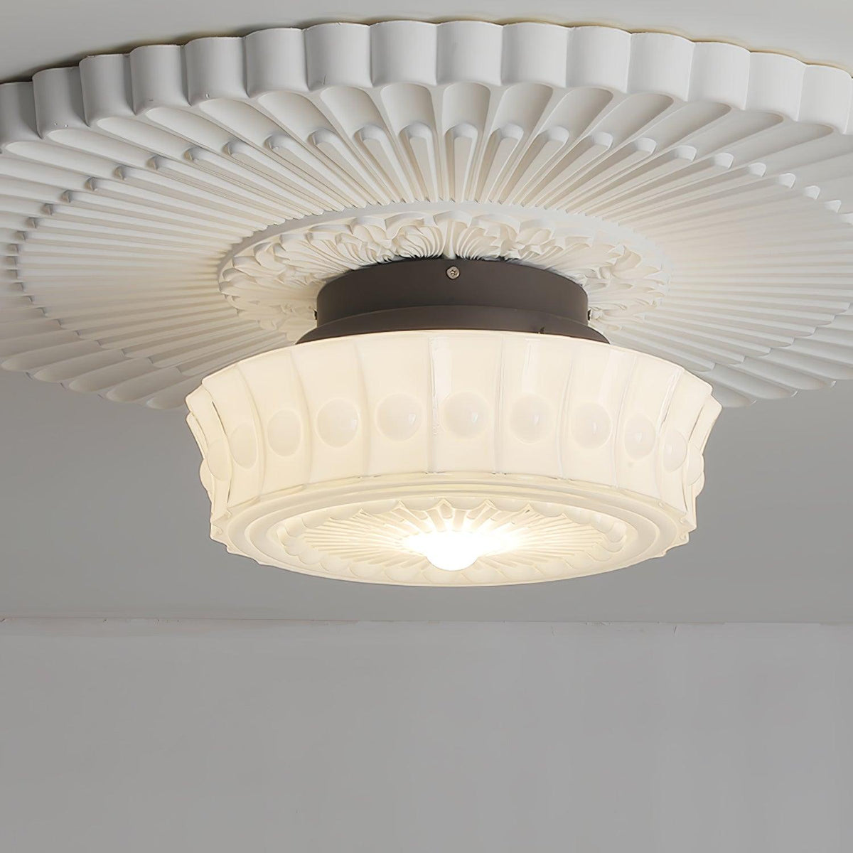 Norvale Vintage Flush Mount Ceiling Light