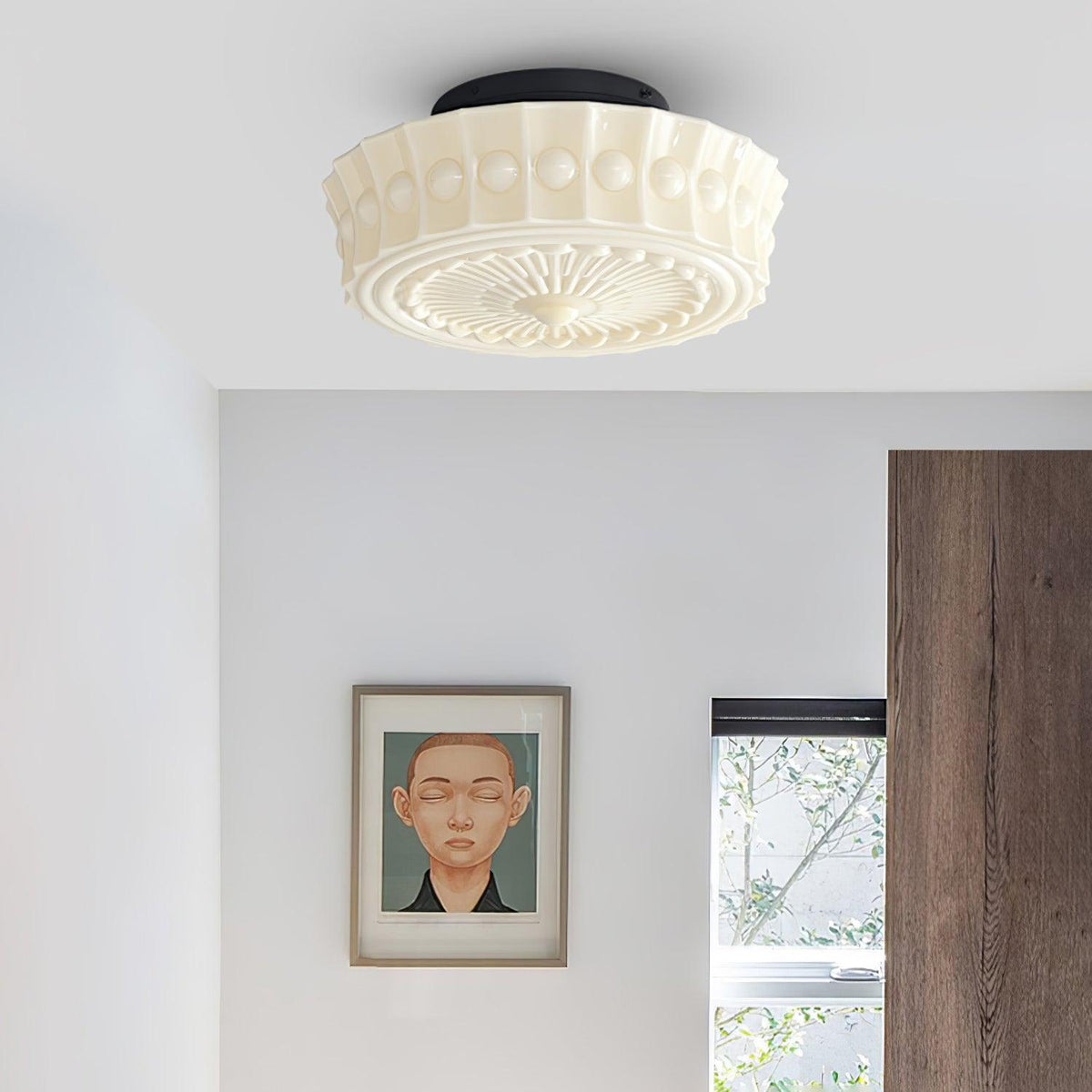 Norvale Vintage Flush Mount Ceiling Light