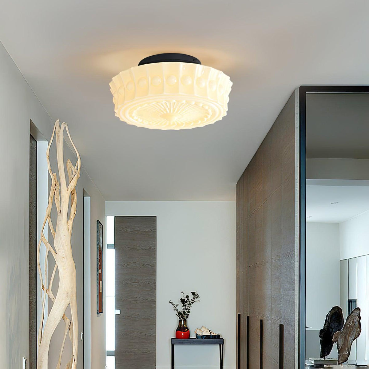 Norvale Vintage Flush Mount Ceiling Light