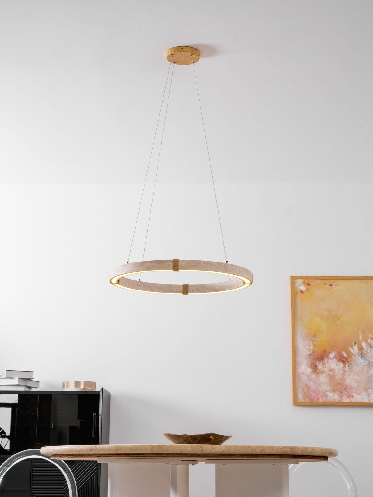 Alsilis Travertine Chandelier
