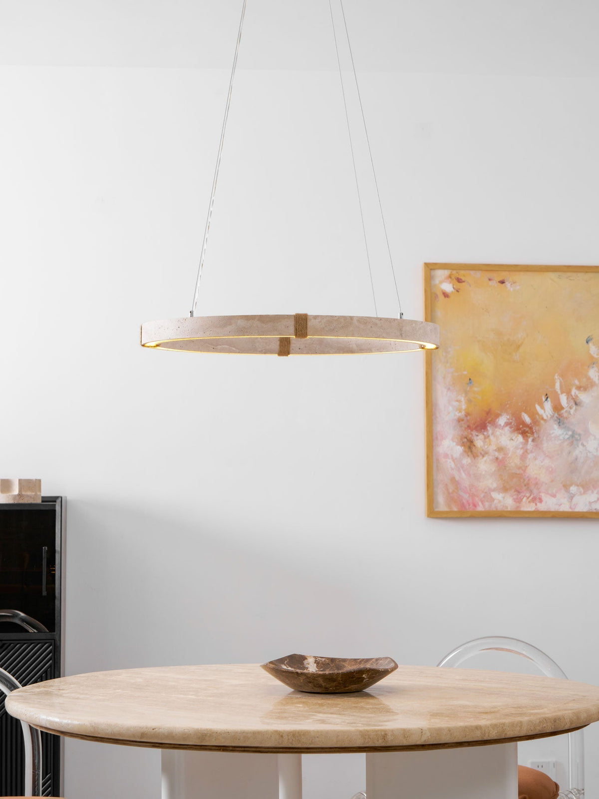 Alsilis Travertine Chandelier