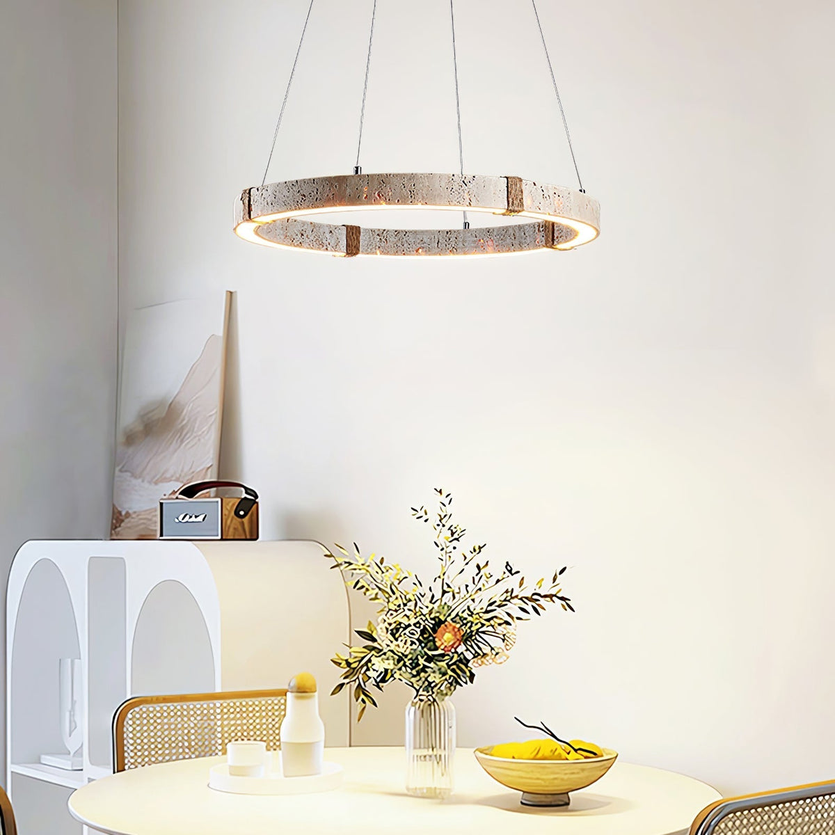 Alsilis Travertine Chandelier
