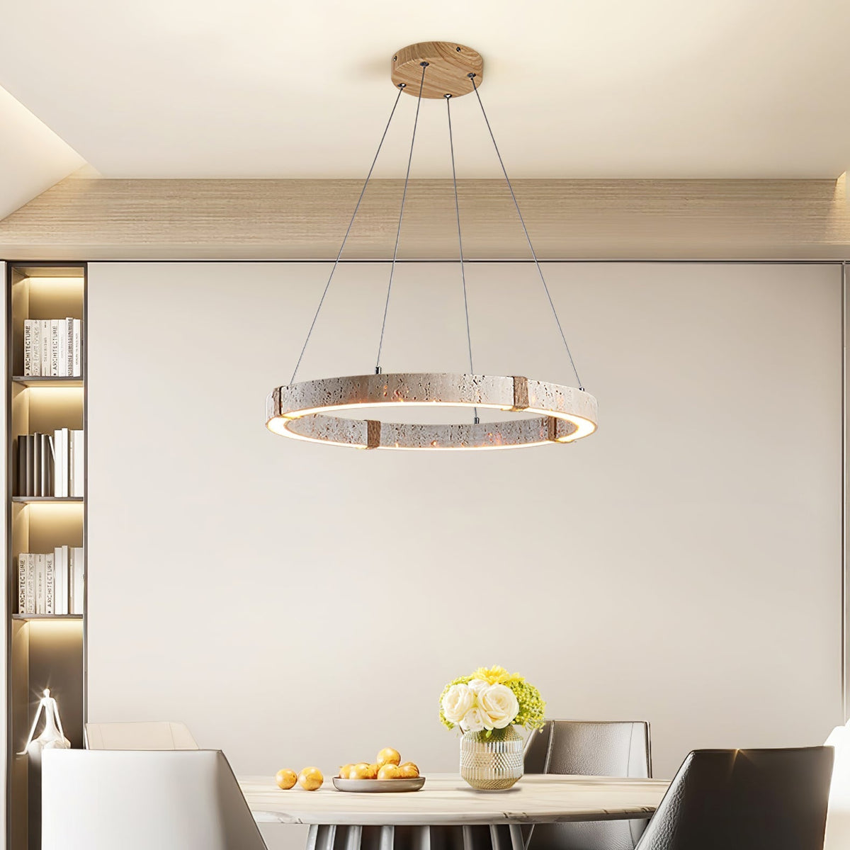 Alsilis Travertine Chandelier
