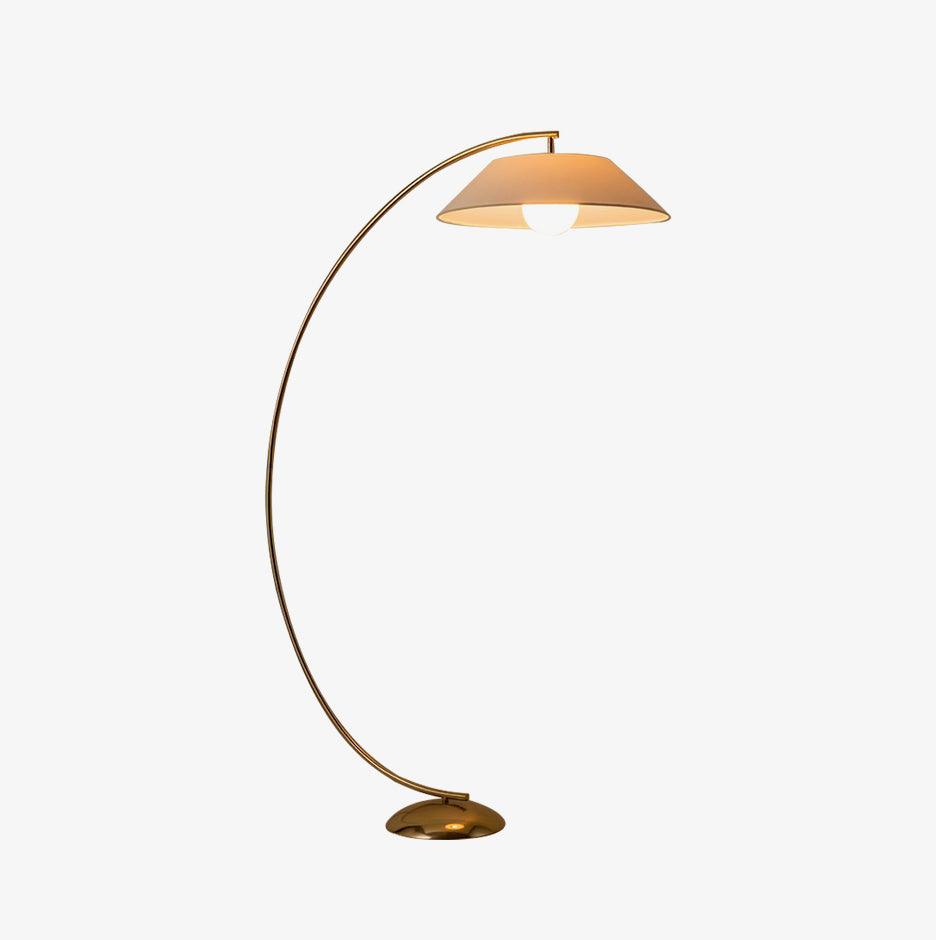 Veradin Steel Fabric Floor Lamp