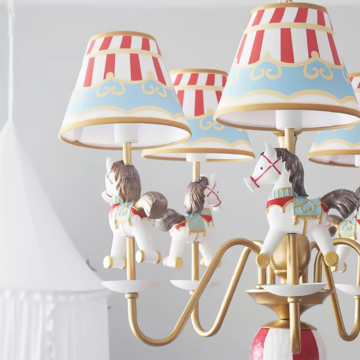 Solvian Chandelier Carousel Kids Playful