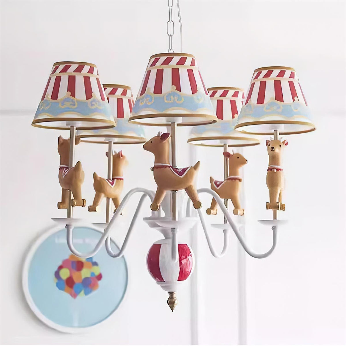 Solvian Chandelier Carousel Kids Playful