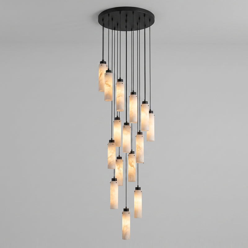Avenisian Alabaster Combination Chandelier